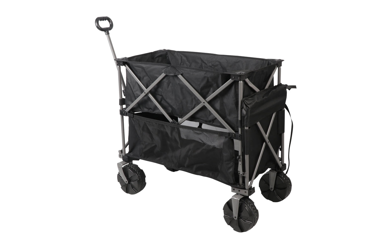 Folding Wagon with Extension Handle, Black R394066