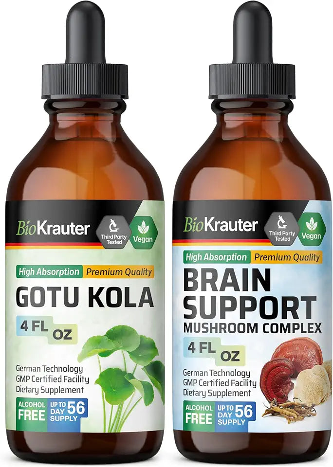 Gotu Kola and Mushroom Tincture 4 Fl. Oz. M868818
