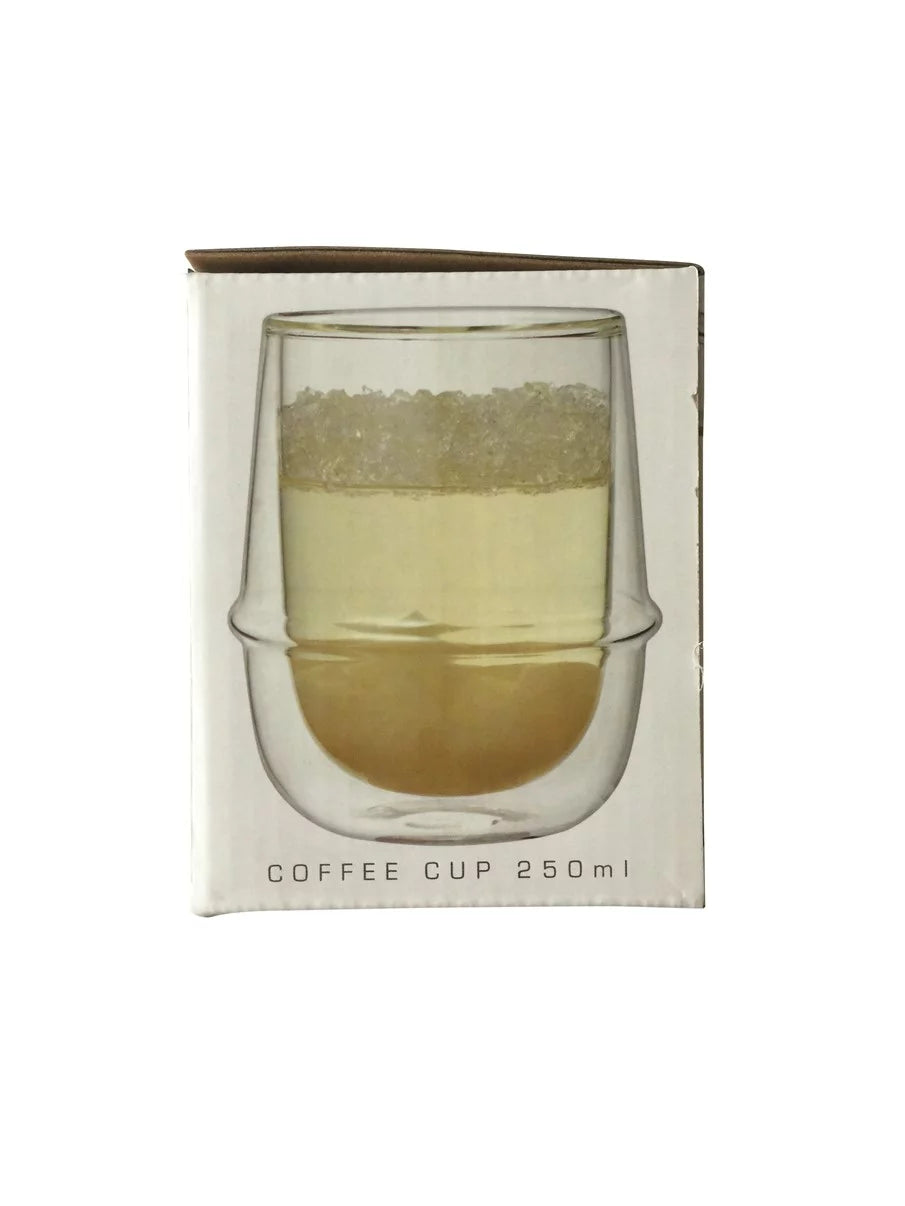 Double-Walled Coffee Cups 250 ml Set of 2 F1389