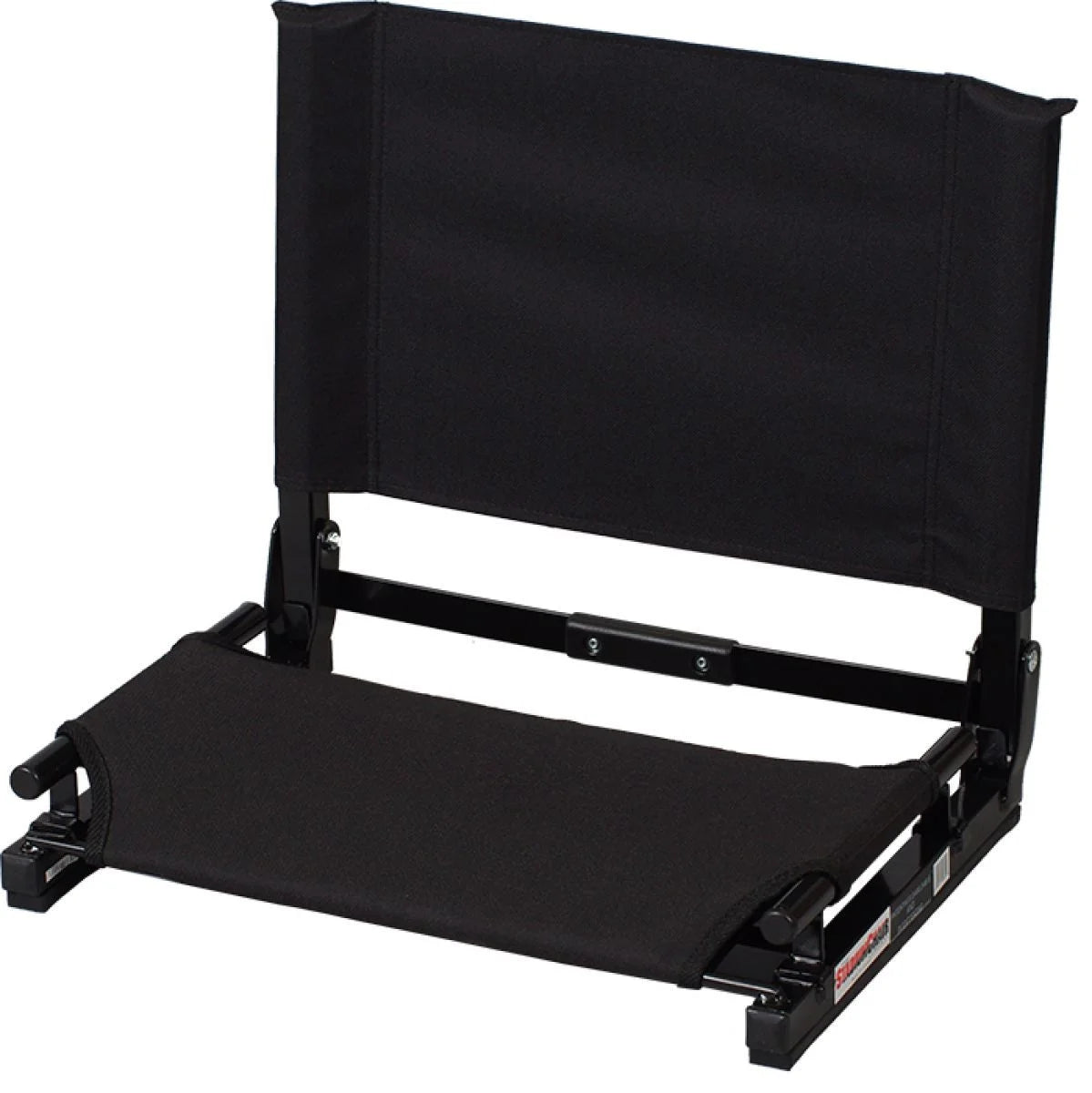 Portable Folding Bleacher Seat, Black W55953