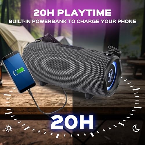 60W Waterproof Portable Bluetooth Speaker U328810