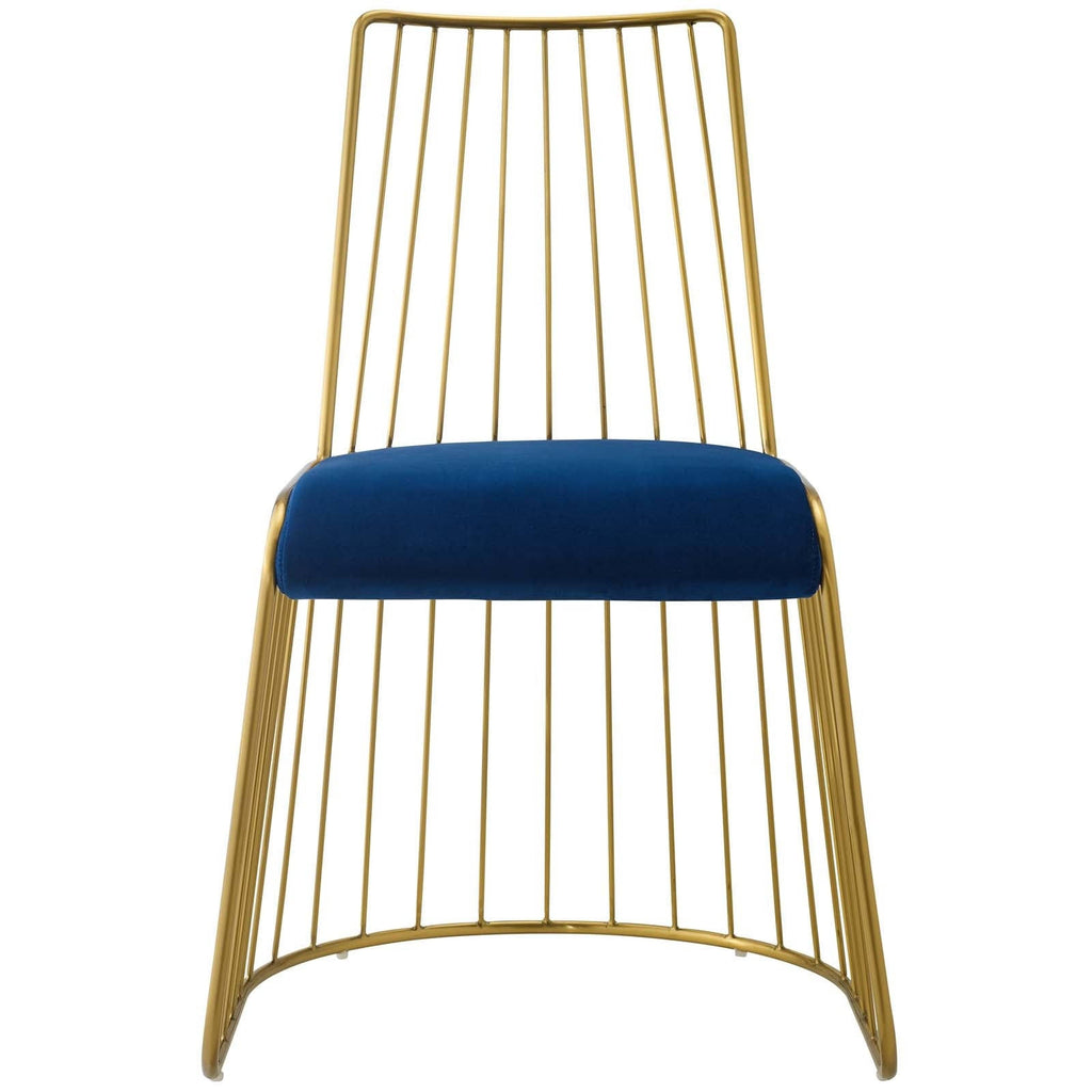 Navy Velvet Dining Chair N5393