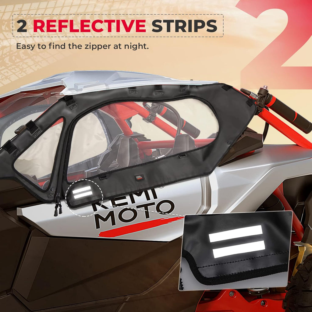 Soft Upper Door Set Kit for UTV Soft Cab Doors E4969