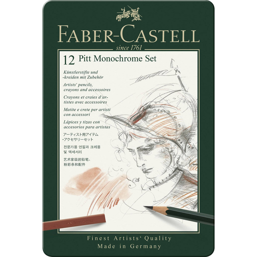 Pitt Monochrome Tin Set of 12 L95556