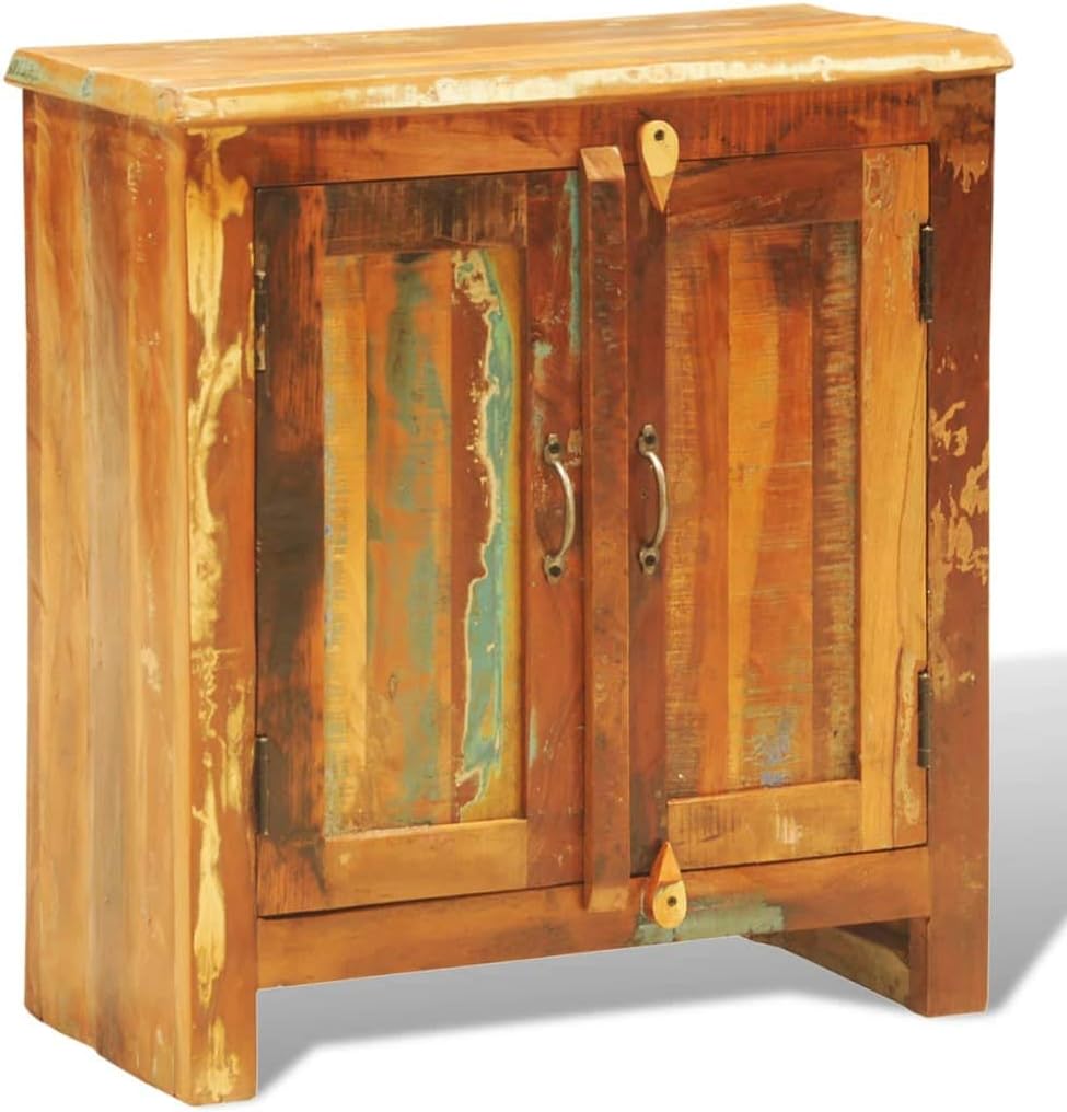 Vintage Solid Wood Cabinet with 2 Doors L7559