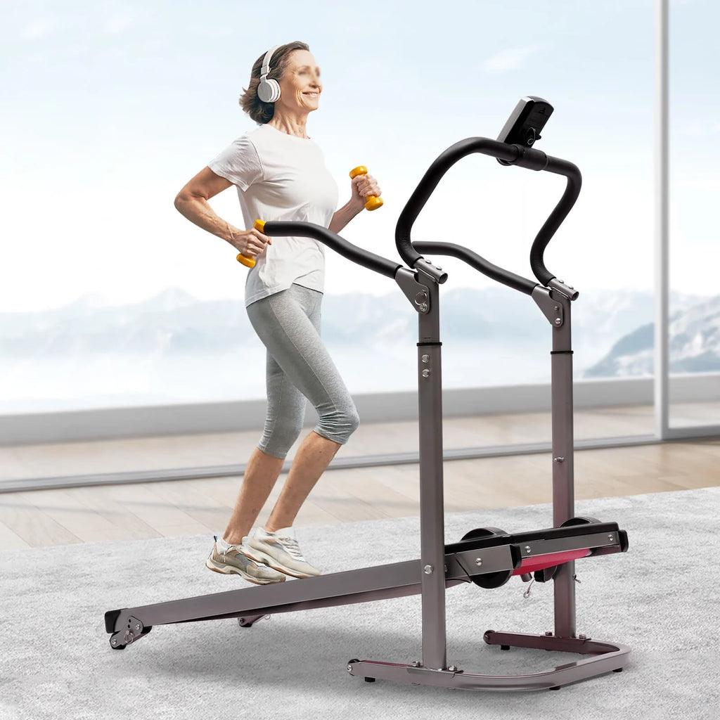 Pink Incline Folding Treadmill F1544